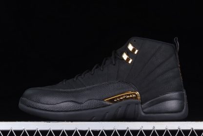 2023 Air Jordan 12 Retro Black/Metallic Gold CT8013-071 Basketball Shoes