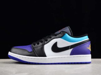553558-154 Air Jordan 1 Low Aqua Teal Purple AJ1 Basketball Shoes