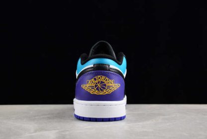 553558-154 Air Jordan 1 Low Aqua Teal Purple AJ1 Basketball Shoes-4