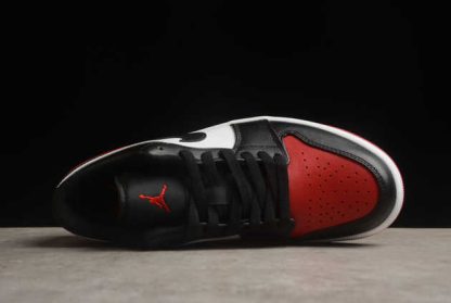 553558-161 Air Jordan 1 Low Bred Toe AJ1 Basketball Shoes-3