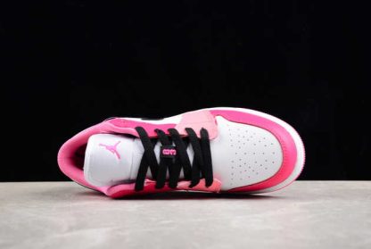 553560-162 Air Jordan 1 Low GS White Pinksicle AJ1 Basketball Shoes-2