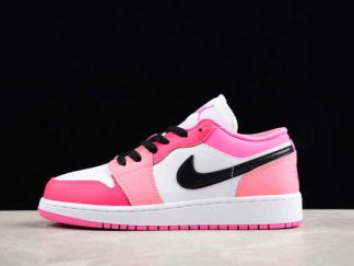 553560-162 Air Jordan 1 Low GS White Pinksicle AJ1 Basketball Shoes