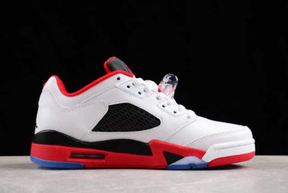 819171-101 Air Jordan 5 Low Fire Red AJ5 Basketball Shoes-1