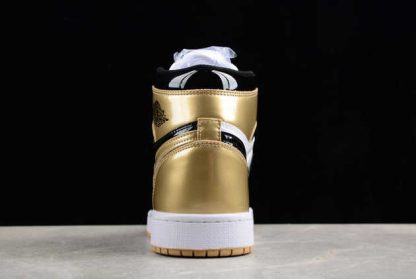 861428-001 Air Jordan 1 Retro High OG Gold Top 3 AJ1 Basketball Shoes-4