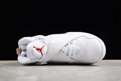 AA1239-135 OVO x Air Jordan 8 Retro White Basketball Shoes-2