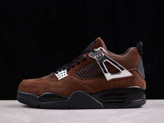 AQ9129-002 Air Jordan 4 Metallic Mocha AJ4 Basketball Shoes