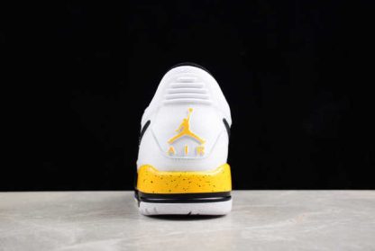 CD7069-107 Air Jordan Legacy 312 Low White Black Yellow Basketball Shoes-2