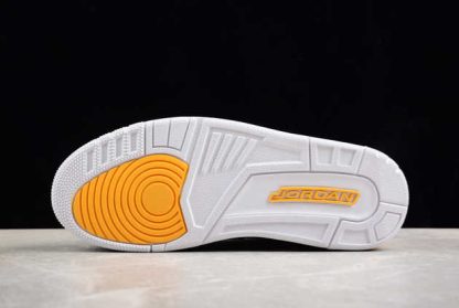 CD7069-107 Air Jordan Legacy 312 Low White Black Yellow Basketball Shoes-4