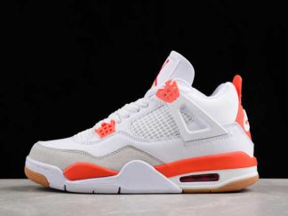 DR5415-108 Nike SB x Air Jordan 4 White Orange AJ4 Basketball Shoes