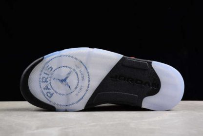 DX6325-204 Paris Saint-Germain x Air Jordan 5 Low PSG AJ5 Basketball Shoes-3