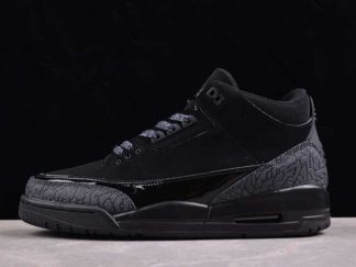 136064-002 Air Jordan 3 Black Cement AJ3 Basketball Shoes
